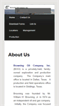 Mobile Screenshot of browningoil.com